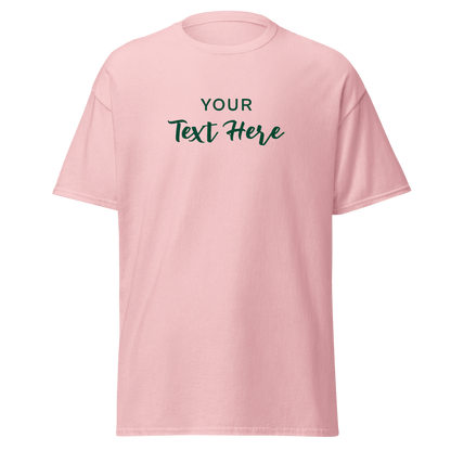 Freestyle Unisex T-Shirt – Upload Photos, Add Text & Emojis Your Way with customizable text option.