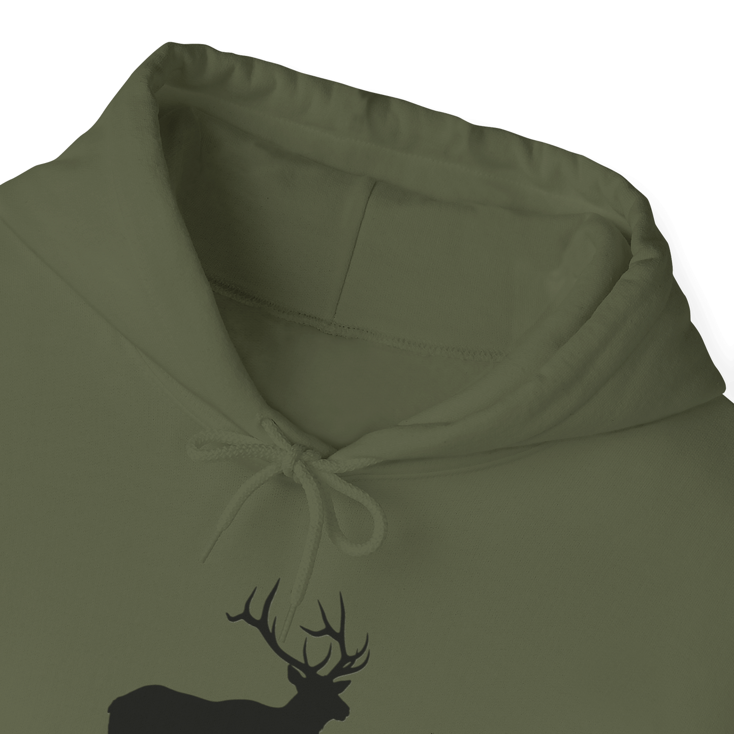 Elk Hunting Hoodie – Custom Mantra Outdoorsmen Gift Sweatshirt with elk artwork and a cozy design.