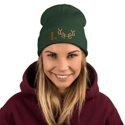 Embroidered Beanie – Cozy Personalized Winter Hat featuring custom design and warm fit for winter.