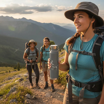 Adventure-Ready Hiking Bottle – Personalized Trail Companion