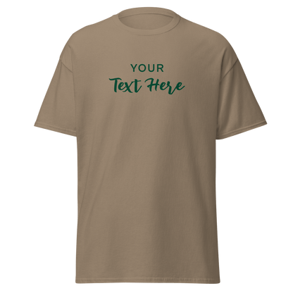 Freestyle Unisex T-Shirt – Upload Photos, Add Text & Emojis Your Way with customizable text design