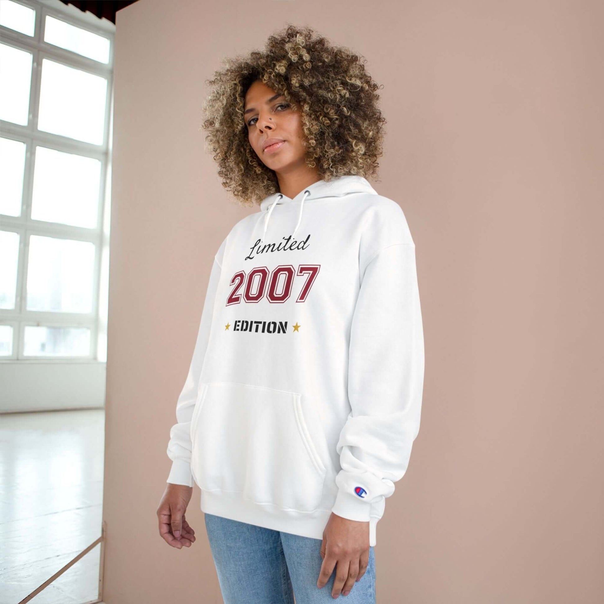 Limited Edition Year Hoodie – Champion Comfort, Collegiate Colors featuring 2007 design in bold lettering.