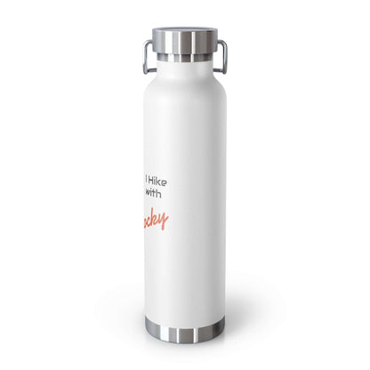 Personalized insulated hiking bottle with a rugged design, perfect for outdoor adventures in style.