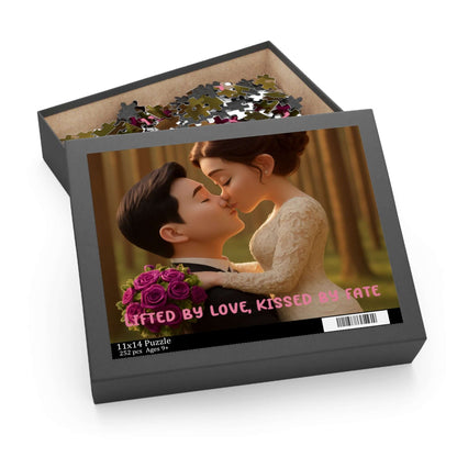 Keepsake 3D Cartoon Puzzle – Personalized Portrait with Illustrated Background in a beautifully designed box.
