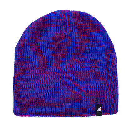 Toddler Acrylic Beanie – Soft Stretch Hat for Ages 1–3 in purple and pink colors, perfect for chilly weather.