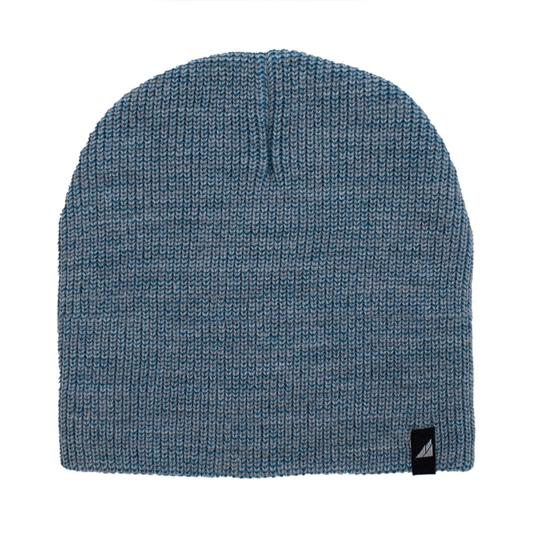 Toddler Acrylic Beanie – Soft Stretch Hat for Ages 1–3 in a cozy blue color, perfect for chilly adventures.
