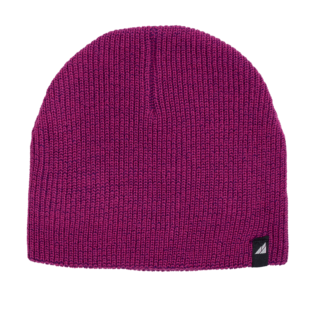 Toddler Acrylic Beanie – Soft Stretch Hat for Ages 1–3 in vibrant purple color, perfect for keeping toddlers warm.