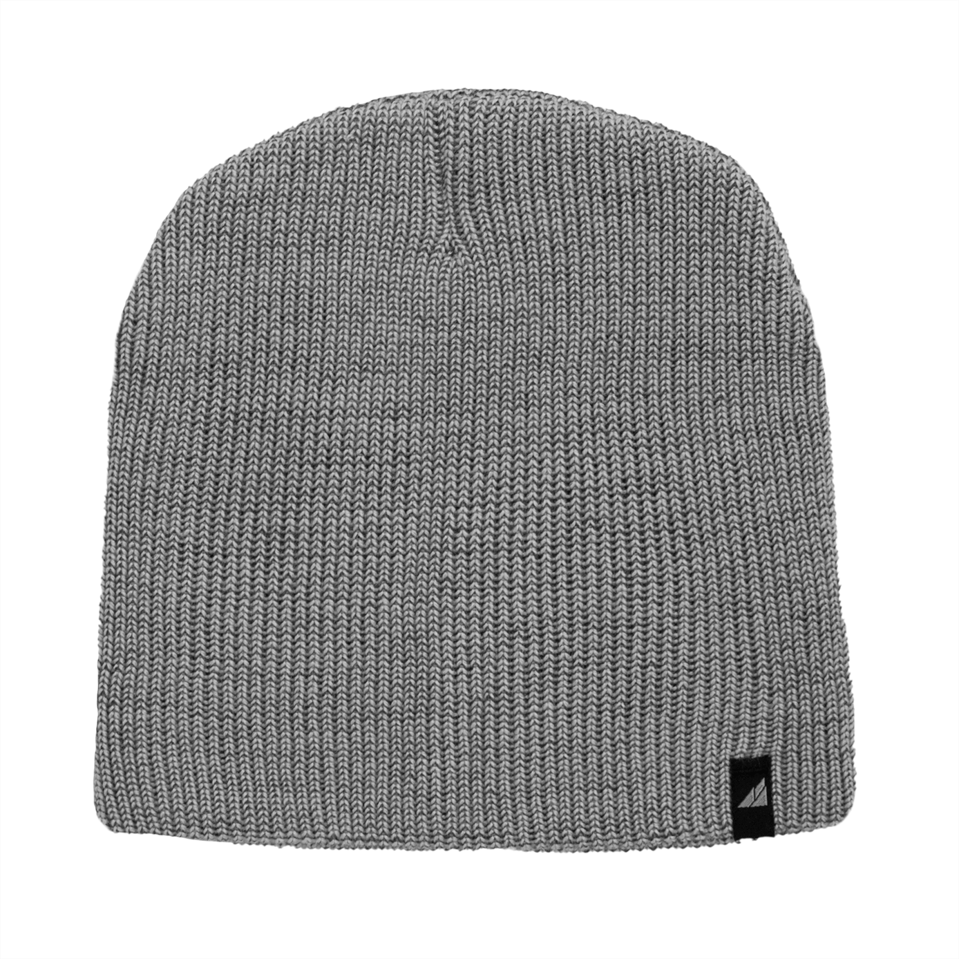 Toddler Acrylic Beanie – Soft Stretch Hat for Ages 1–3, gray knit beanie for toddlers, soft and cozy design.