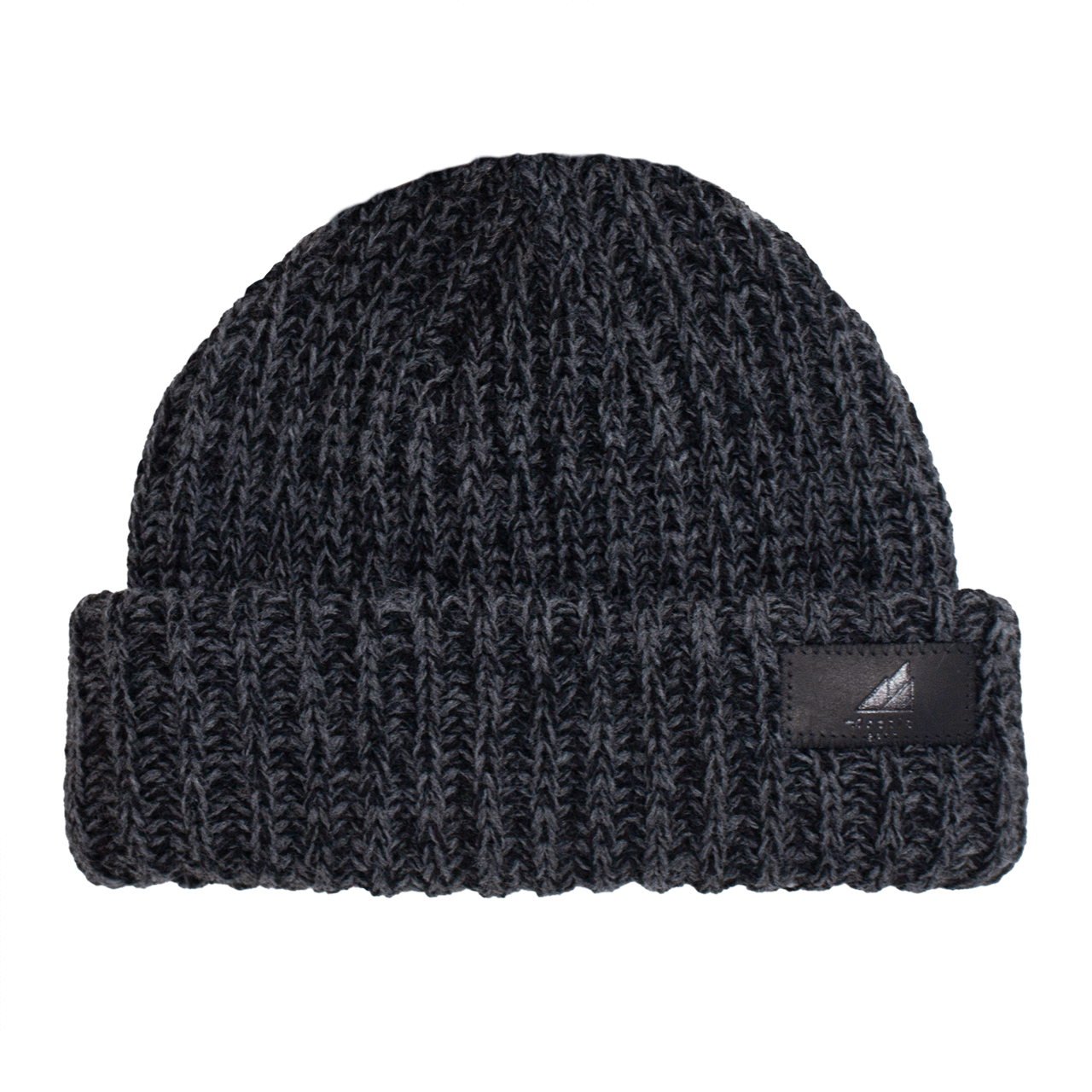 Toddler Acrylic Ribbed Cuff Hat – Soft, Stretchy & Made to Give in dark gray color with ribbed design.