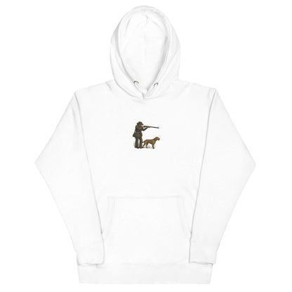 Hunter & Outdoors Enthusiast Hoodie with outdoor graphics, perfect for trail adventures and cozy wear.