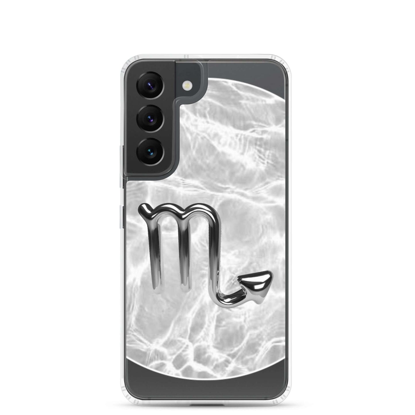 Zodiac Scorpio Samsung Phone Case in Ripple Marble design with sleek protection and stylish scorpion symbol.